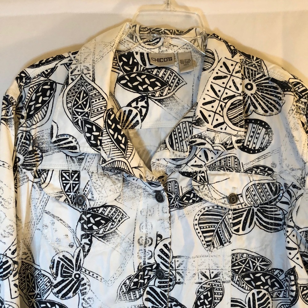 Chico’s Jacket with Sequin Embellishments - Picture 2 of 5